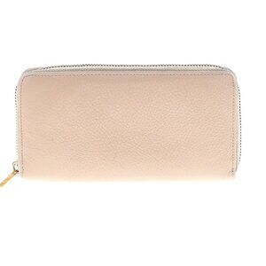 Cuyana Classic Zip Around Wallet – Blush/Ecru